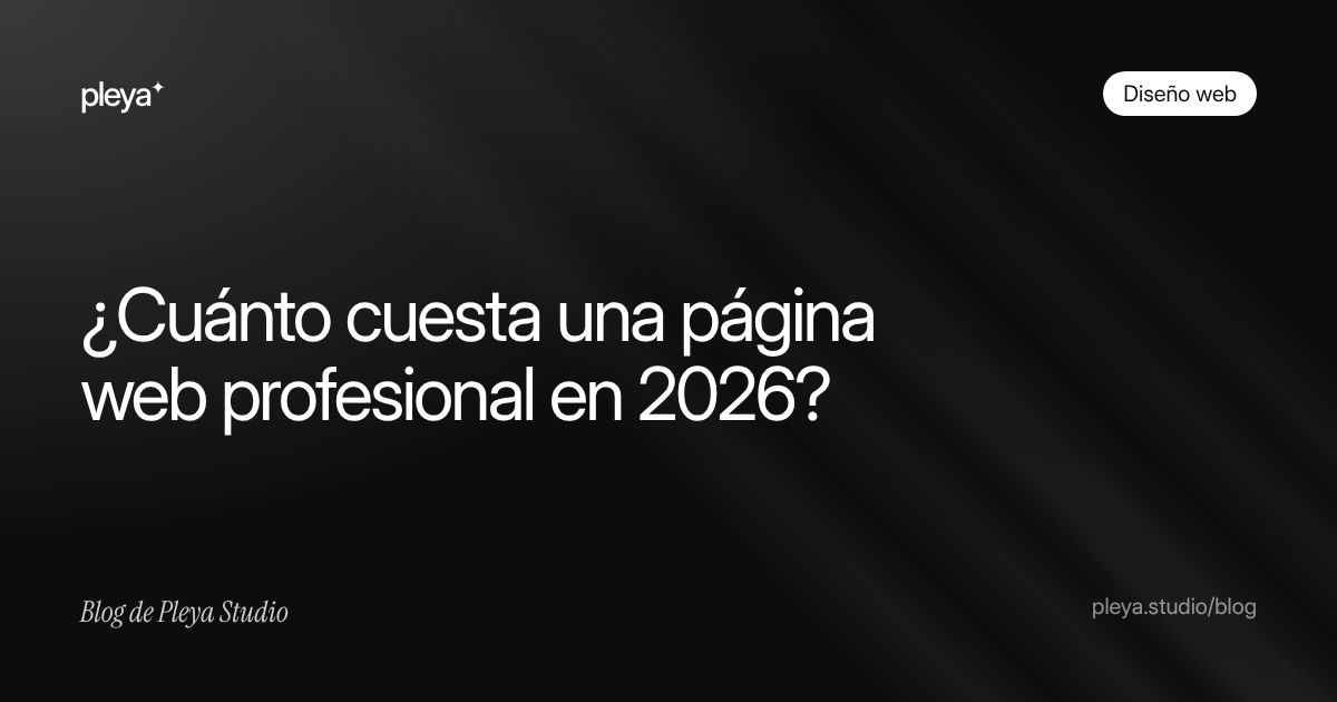 ¿Cuánto cuesta una página web profesional en 2026? Precios reales en España