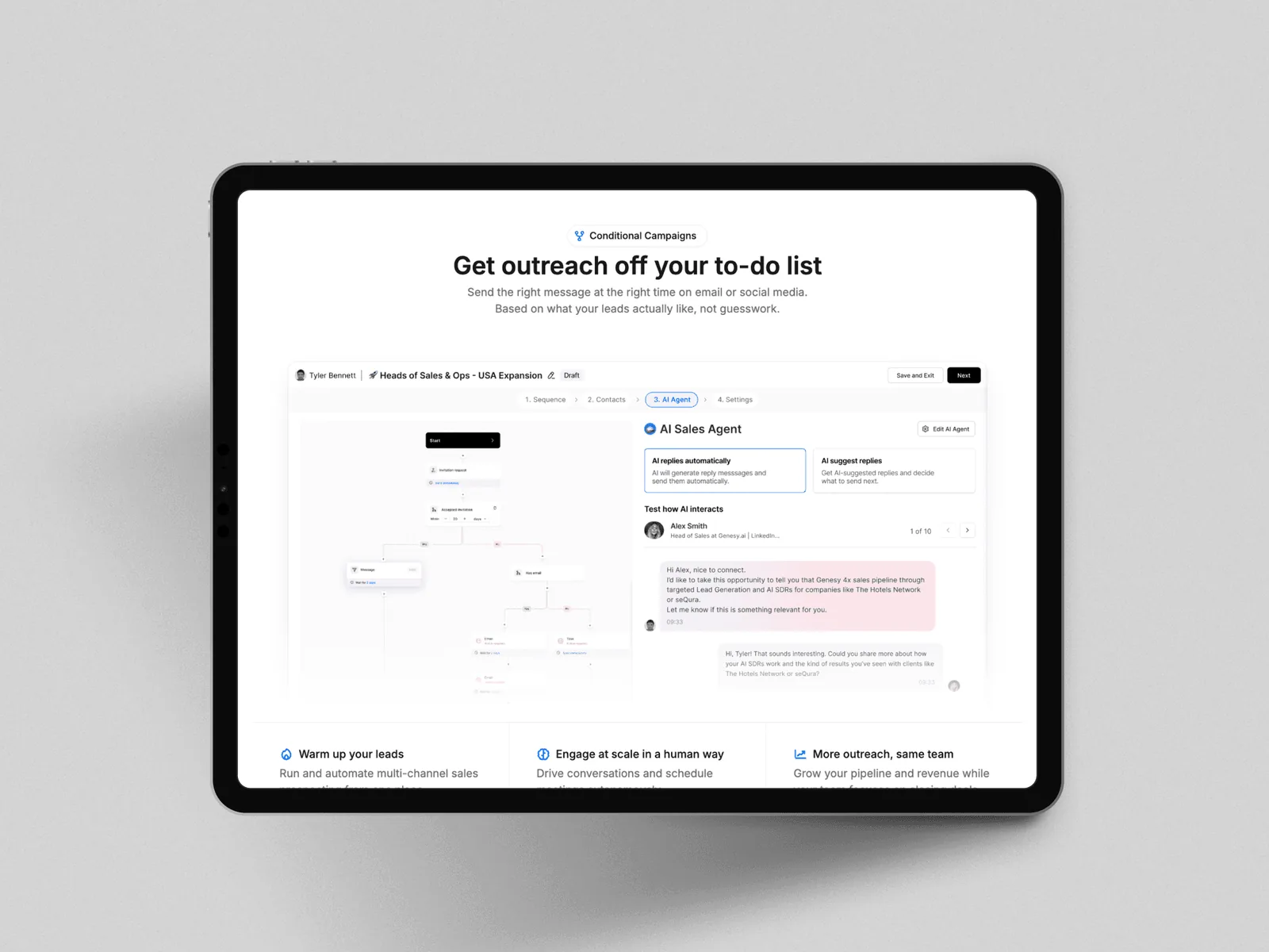 Campañas automatizadas de Genesy