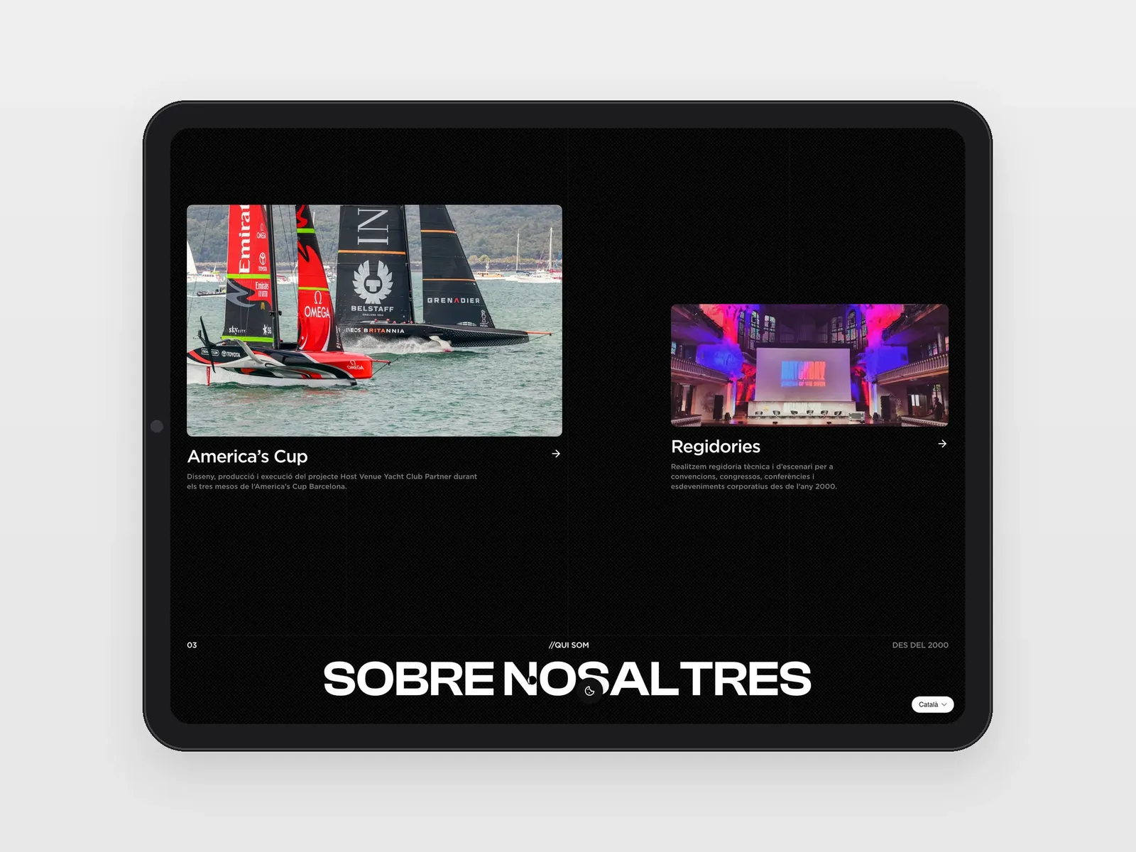 Eventos de referencia en la web de La Productora